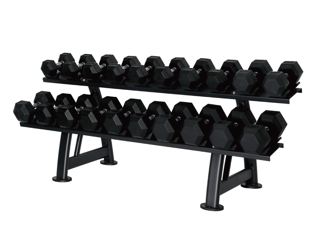 六角ラバーコーティングダンベル1〜35kg